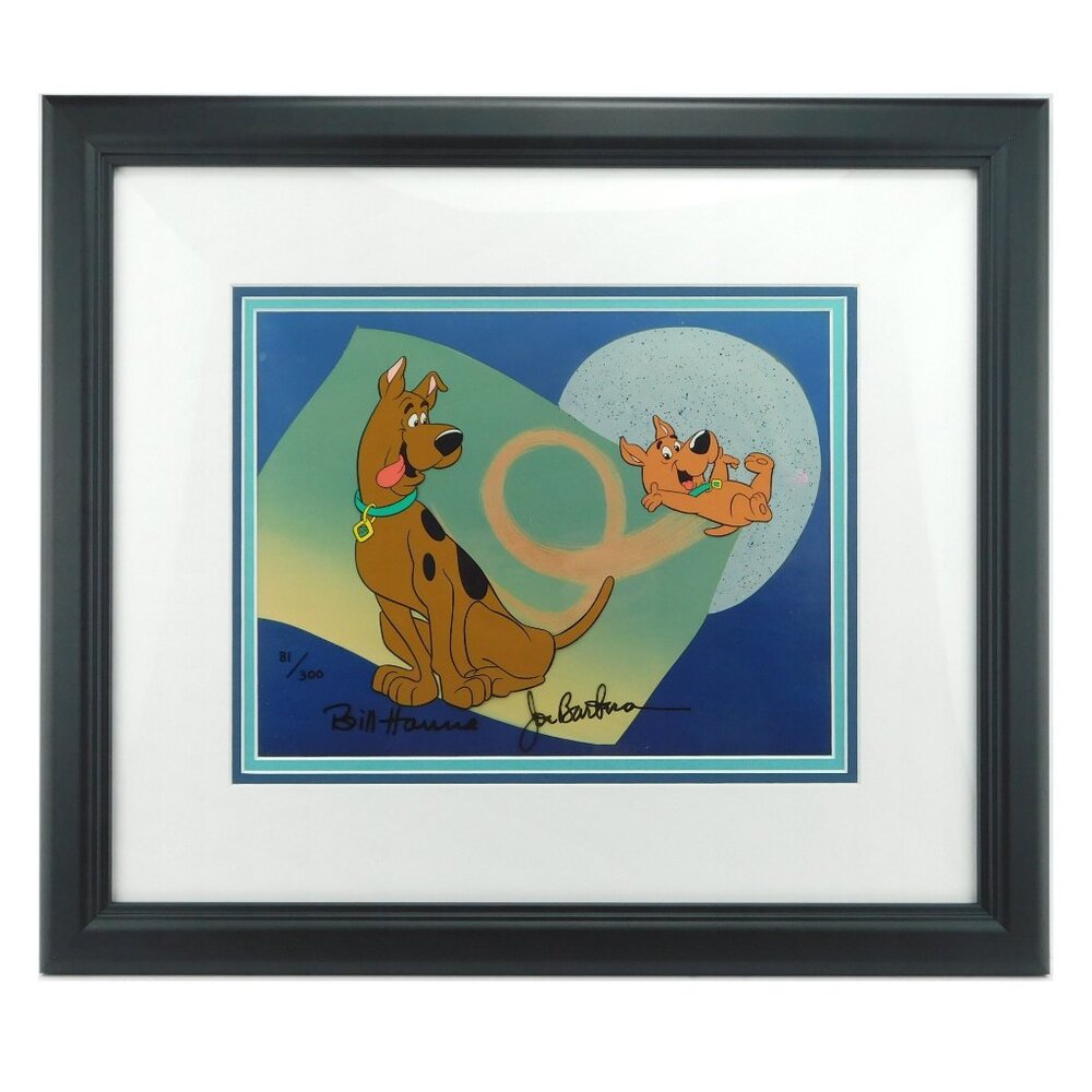 SCOOBY DOO 1989 Hanna Barbera Signed Cel Limited Edition Scrappy Art Cell